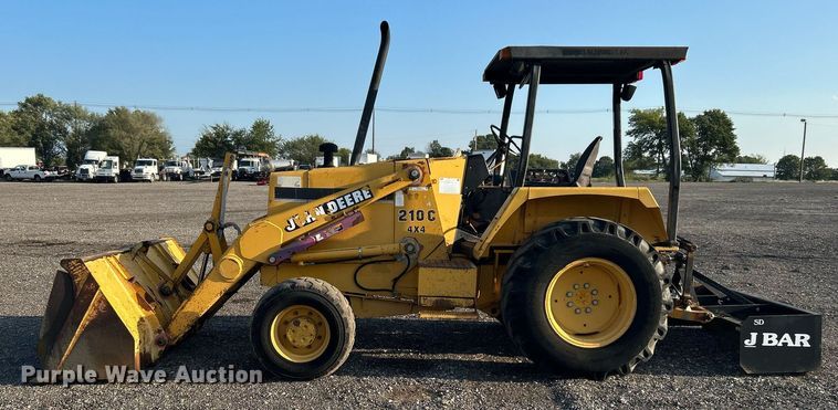 image for item KW9034 John Deere 210C  backhoe