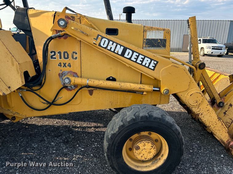 image for item KW9034 John Deere 210C  backhoe