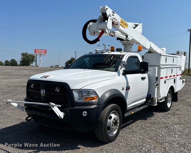 image for item KW9055 2012 Dodge Ram 5500HD bucket truck
