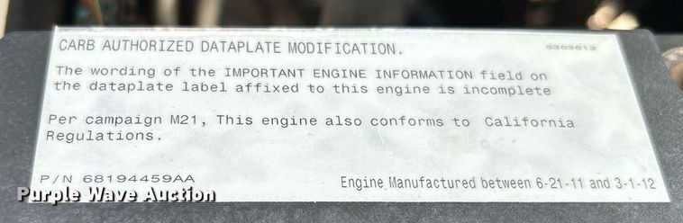 image for item KW9055 2012 Dodge Ram 5500HD bucket truck