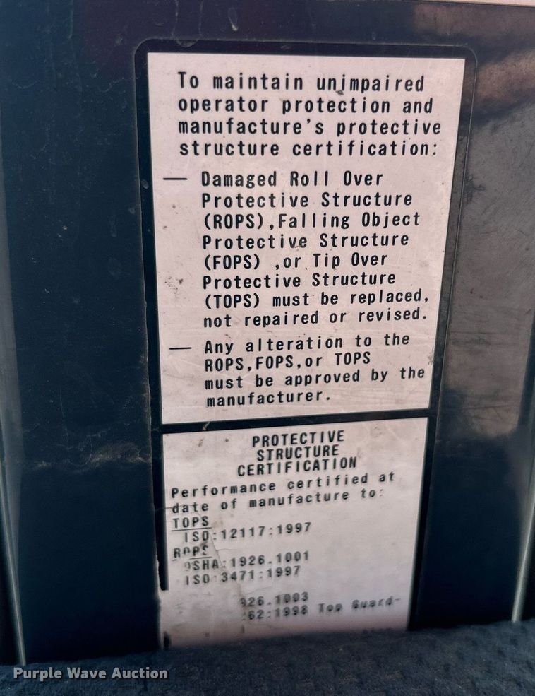 image for item KW9060 2014 John Deere 35D  mini excavator