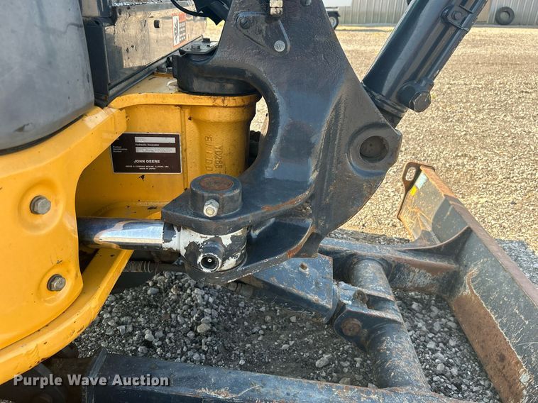 image for item KW9061 2016 John Deere 35G  mini excavator