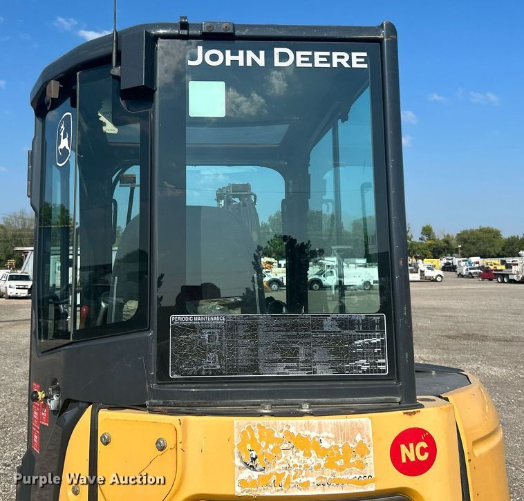 image for item KW9061 2016 John Deere 35G  mini excavator