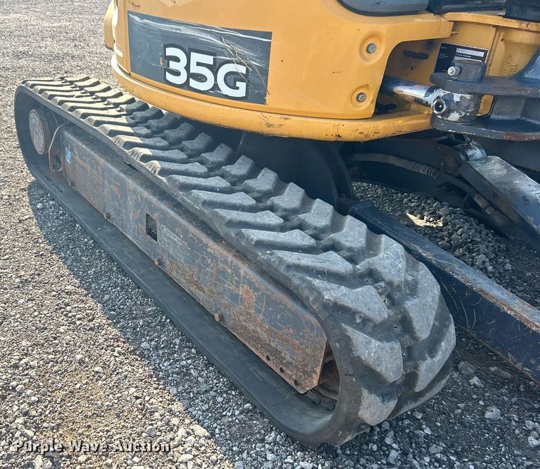 image for item KW9061 2016 John Deere 35G  mini excavator