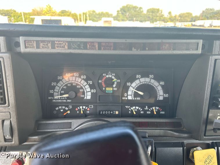 image for item KW9079 1998 GMC C7500  propane delivery truck