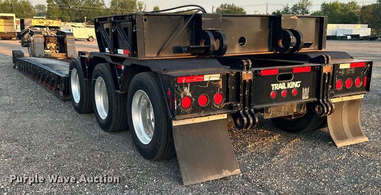 image for item KW9082 2007 Trail King TK13OHDG-533  lowboy equipment trailer