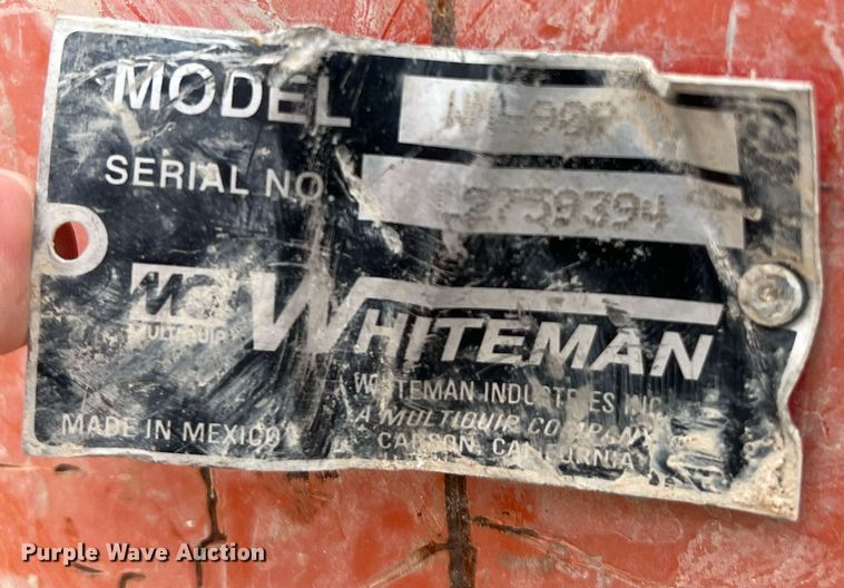 image for item LF9484 Whiteman  concrete mixer