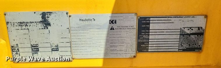 image for item LS9722 2017 Haulotte 3522A  boom lift