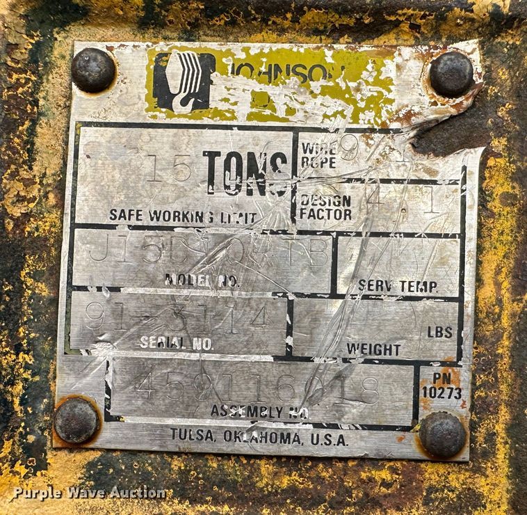 image for item LV9031 Pettibone 25RS  crane