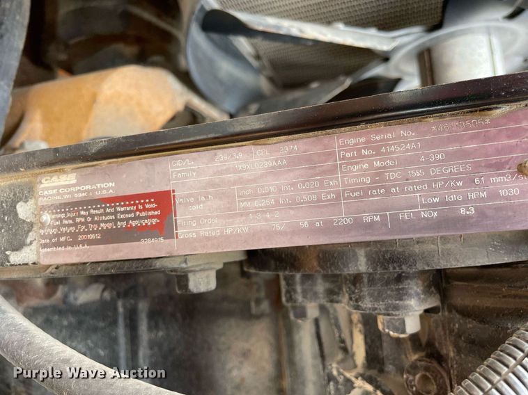 image for item LV9794 2001 Case 580M  backhoe