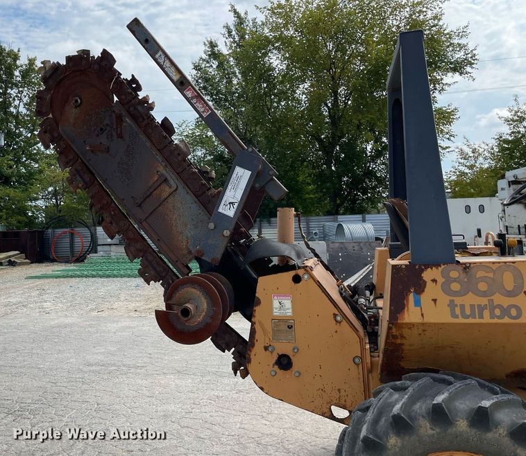 image for item LV9795 2000 Case 860 Turbo  trencher
