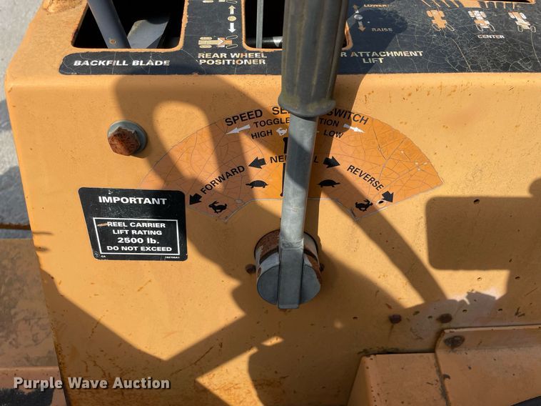 image for item LV9795 2000 Case 860 Turbo  trencher