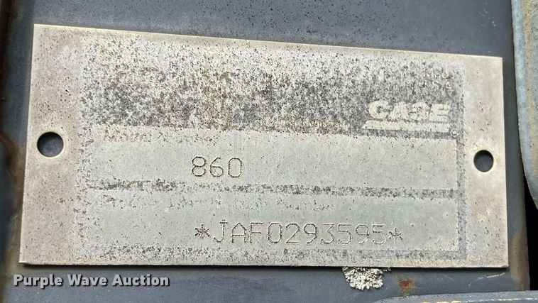 image for item LV9795 2000 Case 860 Turbo  trencher