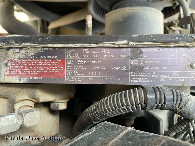 image for item LV9797 2001 Freightliner FL70  digger derrick truck