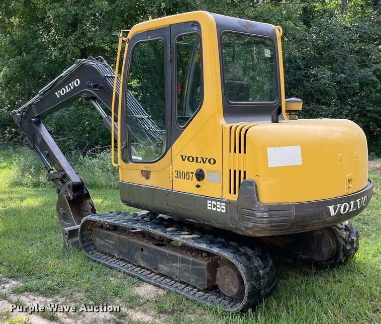 image for item LV9805 2000 Volvo EC55  mini excavator