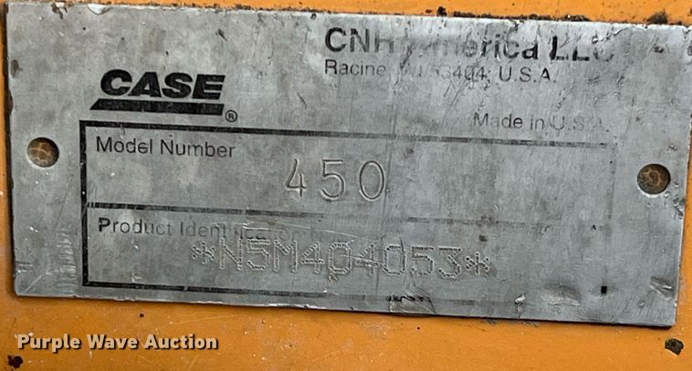 image for item MG9462 2005 Case 450 skid steer loader