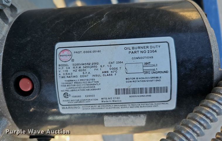 image for item MH9343 Intertek Frost Fighter Inc. IDF500 LP/NG  heater