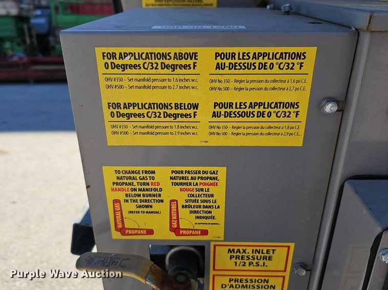 image for item MH9345 Intertek Frost Fighter Inc. IDF5000 LP/NG  heater