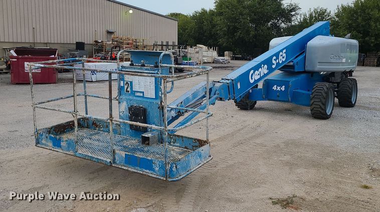 image for item MJ9315 2008 Genie S-65  boom lift