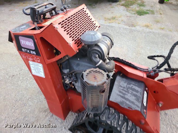 image for item MJ9317 2012 Toro STX-26  stump grinder