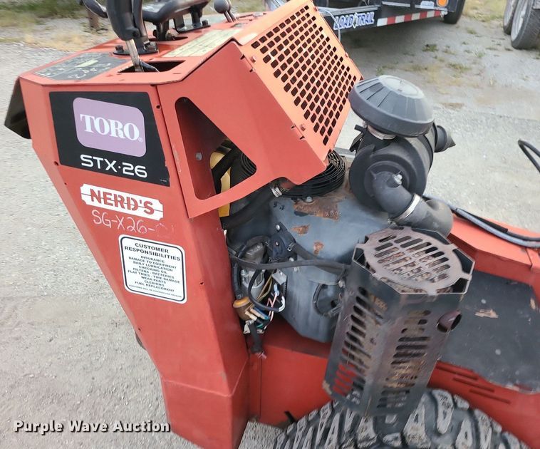 image for item MJ9318 2011 Toro STX-26  stump grinder