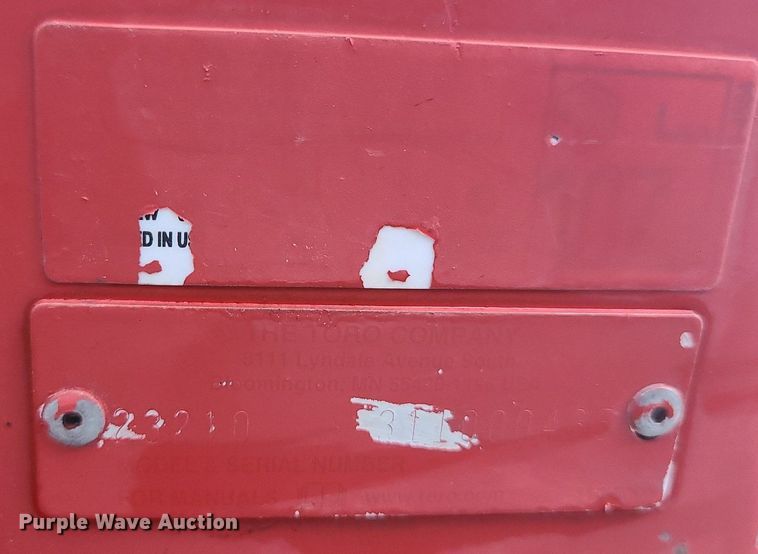 image for item MJ9318 2011 Toro STX-26  stump grinder