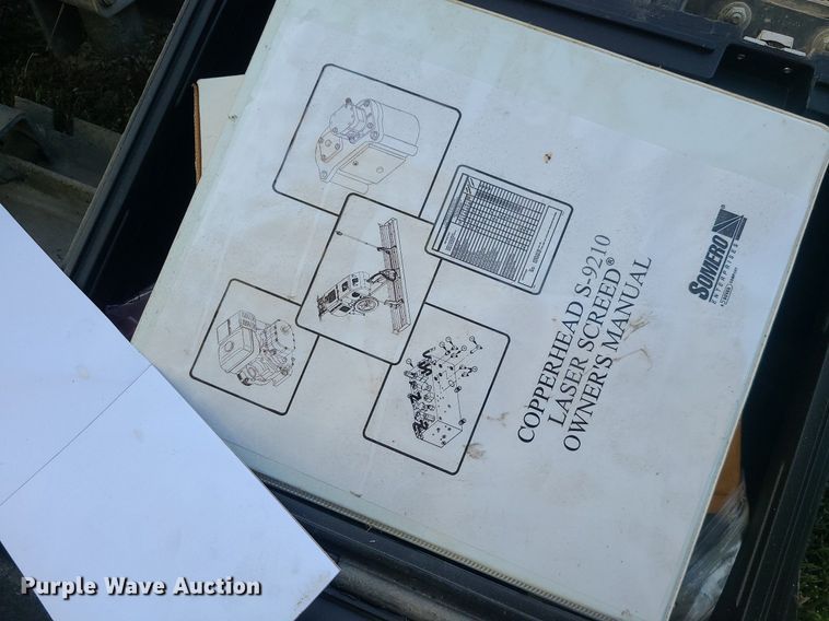 image for item MJ9366 Somero Copperhead S-9210  laser screed