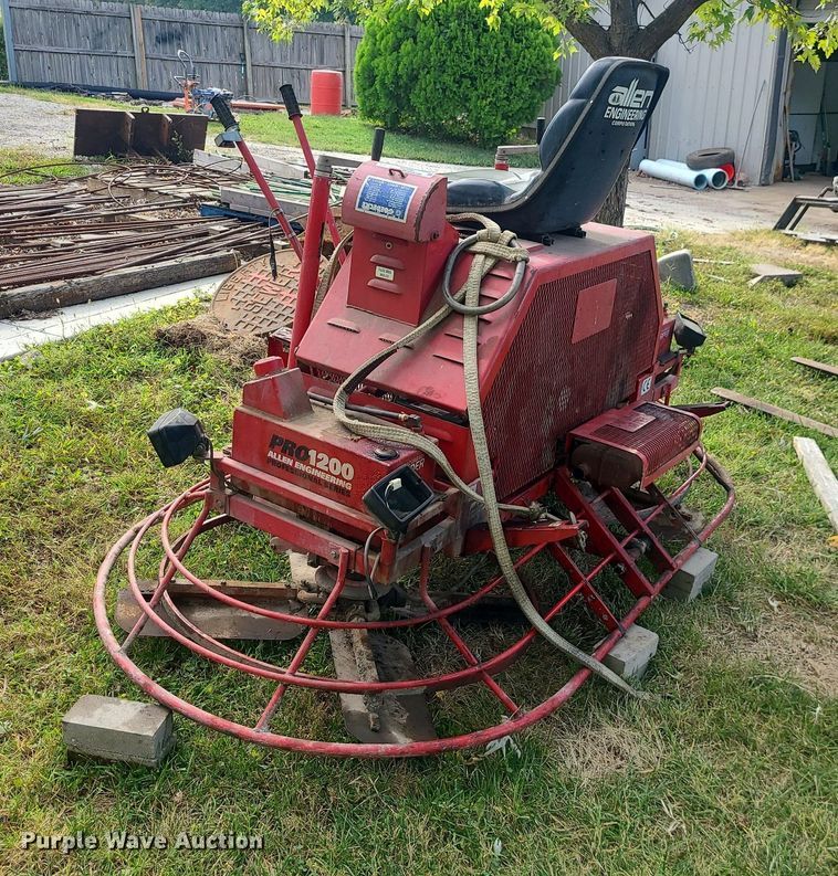 image for item MJ9367 Allen Engineering Pro 1200  power trowel
