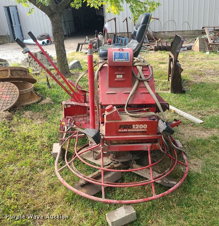 image for item MJ9367 Allen Engineering Pro 1200  power trowel