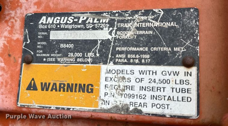 image for item MQ9389 2004 Sky Trak 10042  telehandler