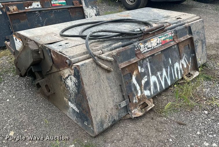 image for item MQ9392 Bobcat  skid steer sweeper
