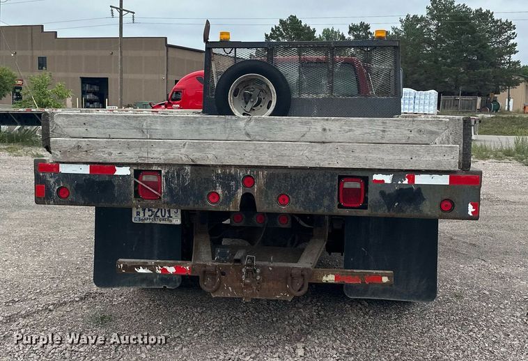 image for item MQ9396 1998  Ford F800  dump flatbed truck