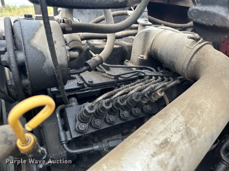 image for item MQ9396 1998  Ford F800  dump flatbed truck