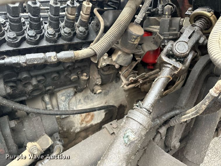 image for item MQ9396 1998  Ford F800  dump flatbed truck