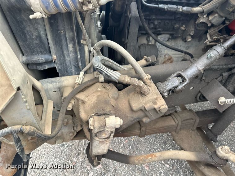 image for item MQ9396 1998  Ford F800  dump flatbed truck