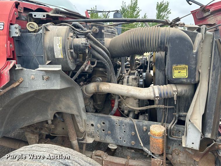 image for item MQ9396 1998  Ford F800  dump flatbed truck