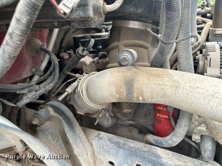 image for item MQ9396 1998  Ford F800  dump flatbed truck