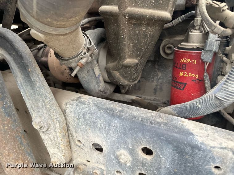 image for item MQ9396 1998  Ford F800  dump flatbed truck