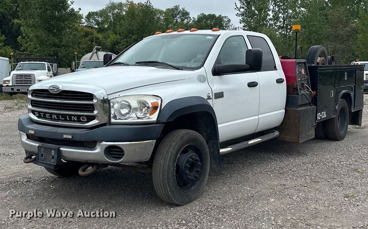 image for item MQ9404 2008 Sterling Bullet  Crew Cab utility / service truck