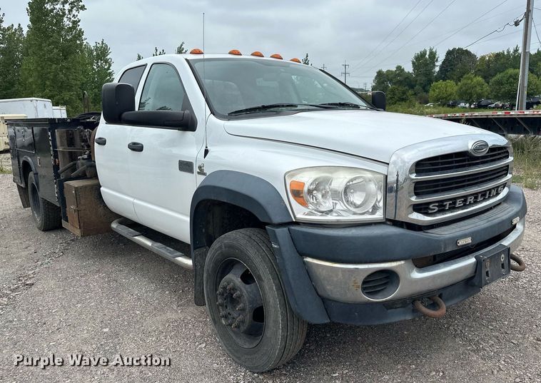 image for item MQ9404 2008 Sterling Bullet  Crew Cab utility / service truck