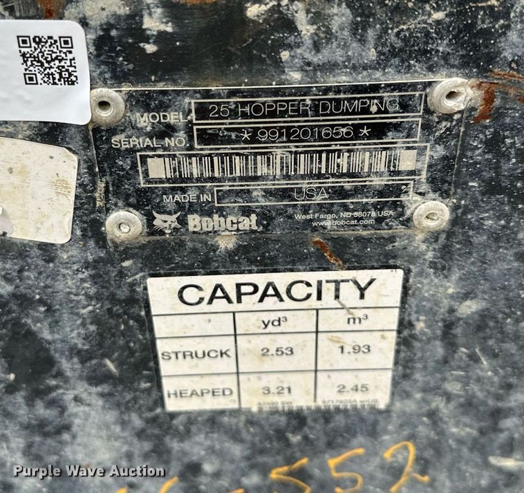 image for item MQ9424 Bobcat  concrete buggy