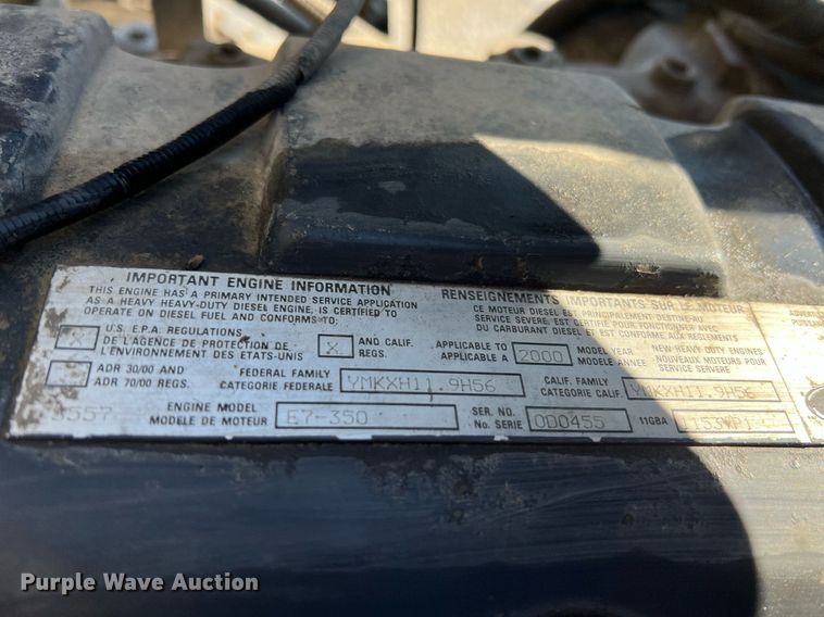 image for item NA9178 2000 Mack CH613 dump truck