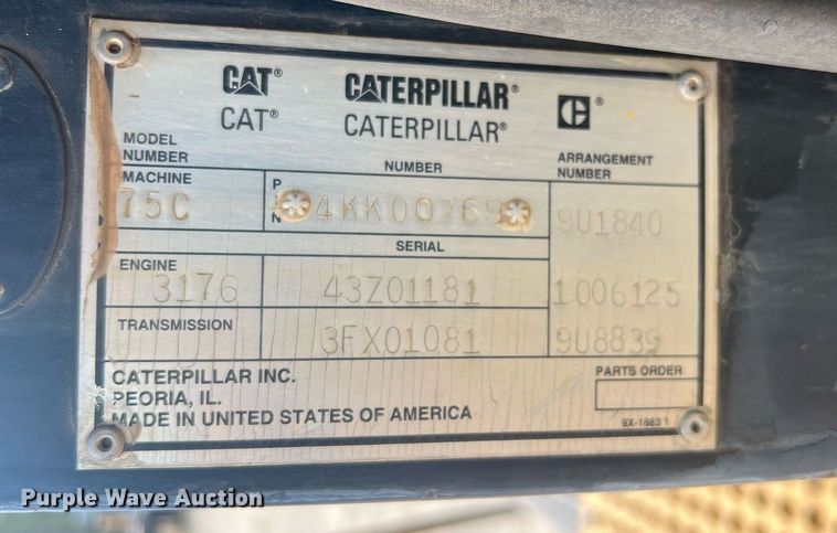 image for item NA9182 1994 Caterpillar Challenger 75C  tractor