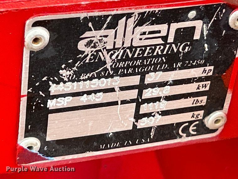 image for item NL9612 Allen MSP445  power trowel