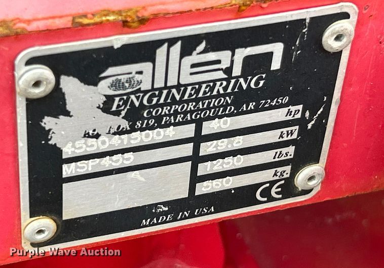 image for item NL9614 Allen MSP455  power trowel