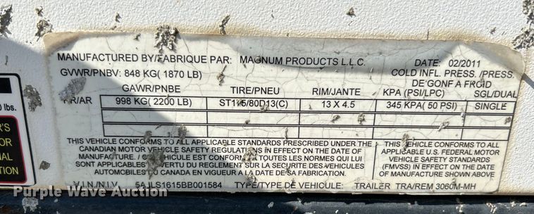 image for item NL9626 2011 Magnum  MTL3060M light plant