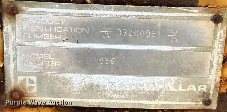 image for item NL9641 1984 Caterpillar 936  wheel loader