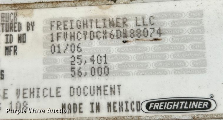 image for item NL9643 2006 Freightliner Business Class M2  oil distributor truck