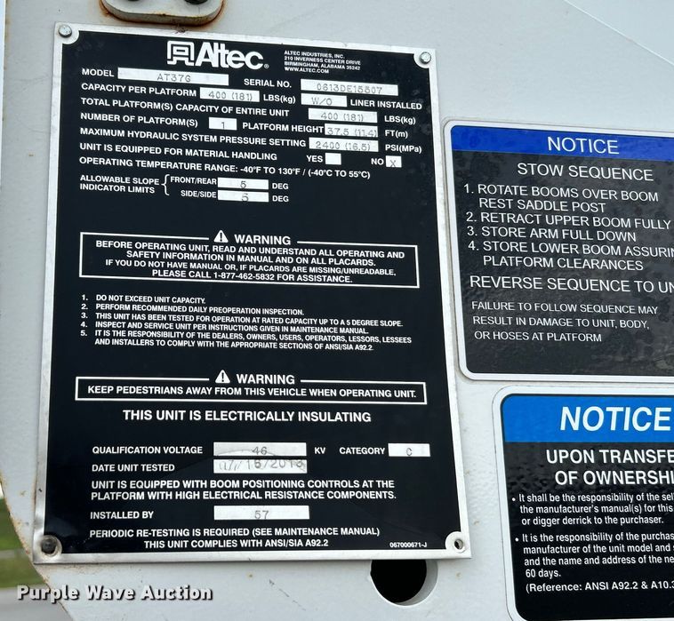 image for item NL9650 2013 Ford F550 Super Duty XL  bucket truck