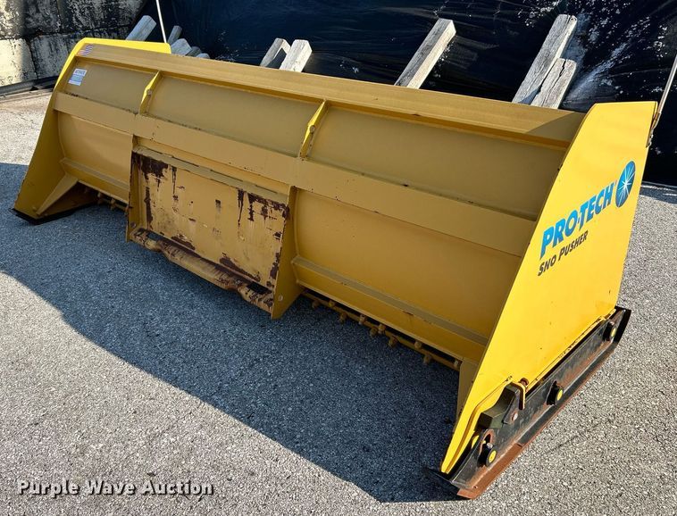 image for item NL9669 Pro-Tech  skid steer snow pusher